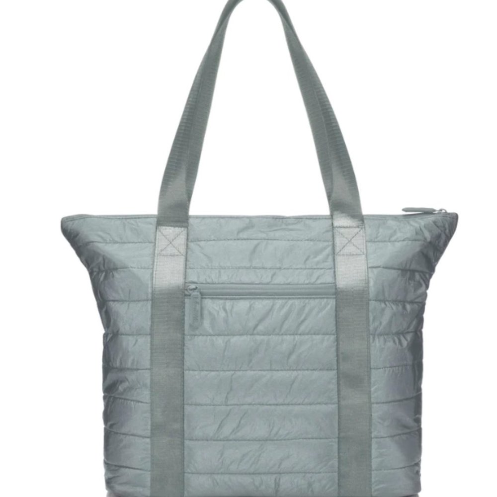 Hi Love Silver Puffer Bag (NWT)